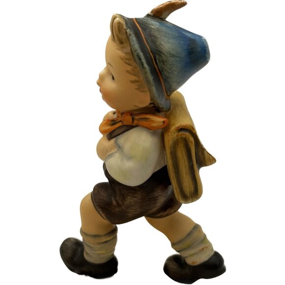 Goebel M.I. Hummel School Boy Figurine #822/0 1979 W. Germany Collectible TMK5 - Picture 2 of 9